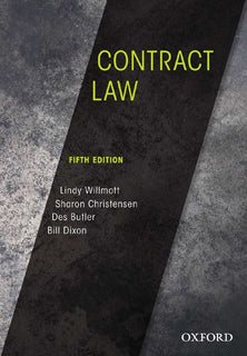 Contract Law by Willmott
