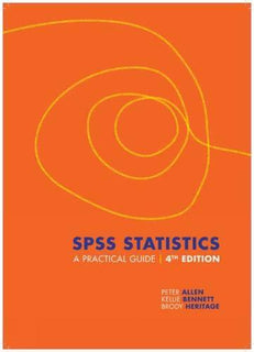 SPSS Statistics by Peter Allen