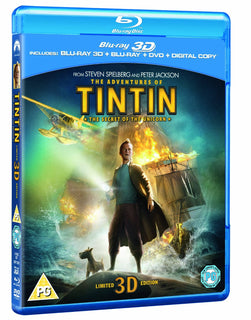 The Adventures of Tintin: The Secret Of The Unicorn (Blu-ray 3D + Blu-ray + DVD)