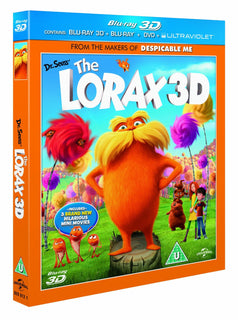 Dr Seuss' The Lorax (Blu-ray 3D + Blu-ray + DVD)