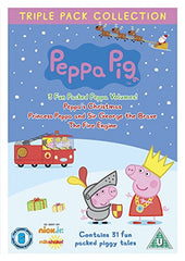 Peppa Pig Triple Pack (Princess Peppa, Fire Engine and Peppa's Christmas [DVD]