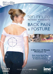 Back Pain & Posture Ten Minute Method Workouts [DVD]