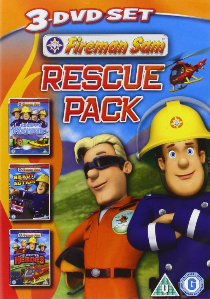 Fireman Sam Rescue Pack Triple Pack DVD The DVD Hut