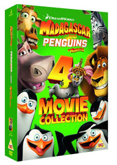 Madagascar And Penguins of Madagascar 4 Movie Collection [DVD]