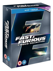 Fast & Furious 1-7 [Blu-ray] [2015] [Region Free]