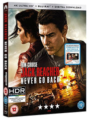 Jack Reacher: Never Go Back (4K UHD Blu-ray + Blu-ray + Digital Download) [2016]