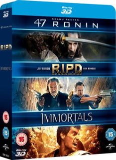 47 Ronin / RIPD / Immortals 3D [Blu-ray]