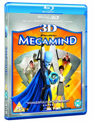 Megamind 3D (Blu-ray 3D + Blu ray + DVD)