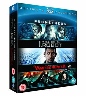 Prometheus / I, Robot / Abraham Lincoln Vampire Hunter Triple Pack (Blu-ray 3D)