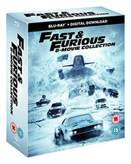Fast & Furious 8-Film Collection (1-8 Boxset) BD + digital download [Blu-ray] [2017] [Region Free]