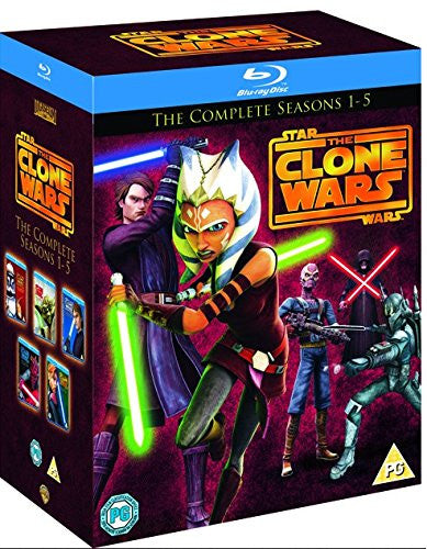 Star Wars Clone Wars - Season 1-5 [Blu-ray]