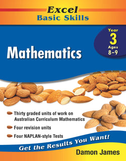 Excel Basic Skills Workbook: Mathematics Year 3 by Pascal Press