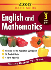 Excel Basic Skills Workbook: English and Mathematics Year 3 by Pascal Press