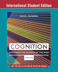 Cognition by Daniel Reisberg