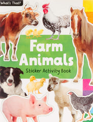 What's That Sticker Books Farm Animals by Lake Press