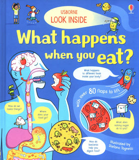 Look Inside What Happens When You Eat by Emily Bone (Board book)