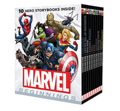 Marvel Beginnings: 10 Storybook Boxed Set by Scholastic (Hardcover)