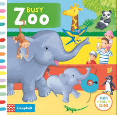 Busy Zoo by Rebecca Finn (Board book)