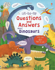 Lift-the-Flap Questions and Answers About Dinosaurs by Katie Daynes (Hardcover)