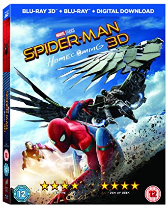 Spider-Man Homecoming [Blu-ray 3D + Comic] [2017]