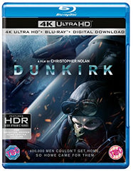 Dunkirk [4K UHD + Digital Download] [Blu-ray] [2017] [Region Free]