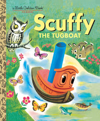 Scuffy The Tugboat And His Adventures Down The River by Golden Books (Hardcover)