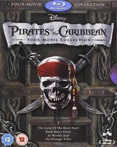 Pirates of the Caribbean 1-4 Box Set [Blu-ray]
