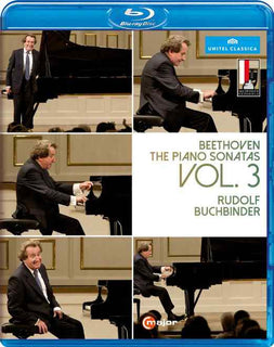 Beethoven:Piano Sonatas 3 [Rudolf Buchbinder] [C MAJOR ENTERTAINMENT: BLU RAY] [DVD]