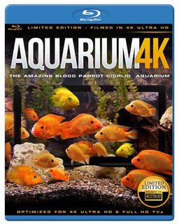 Aquarium 4K - The Amazing Blood Parrot Cichlid Aquarium [Blu-ray]